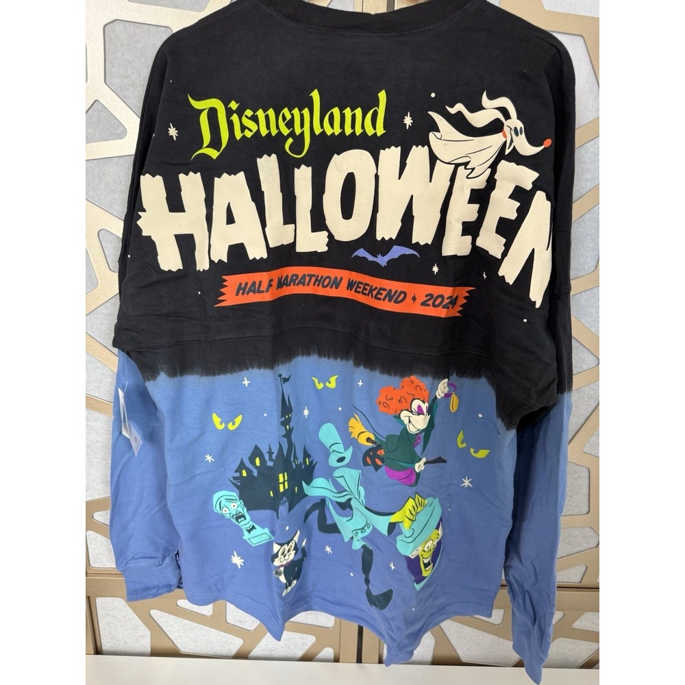 Disney runDisney Halloween 2024 Half Marathon Weekend Spirit Jersey Size M New